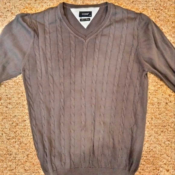Code V-neck sweater - Picture 1 of 2